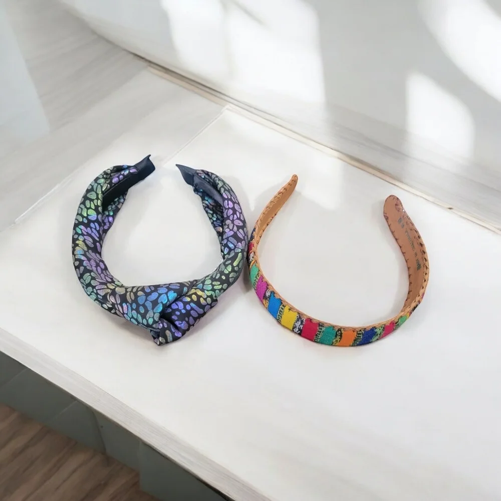 Pair of 2 80s inspired Headbands
